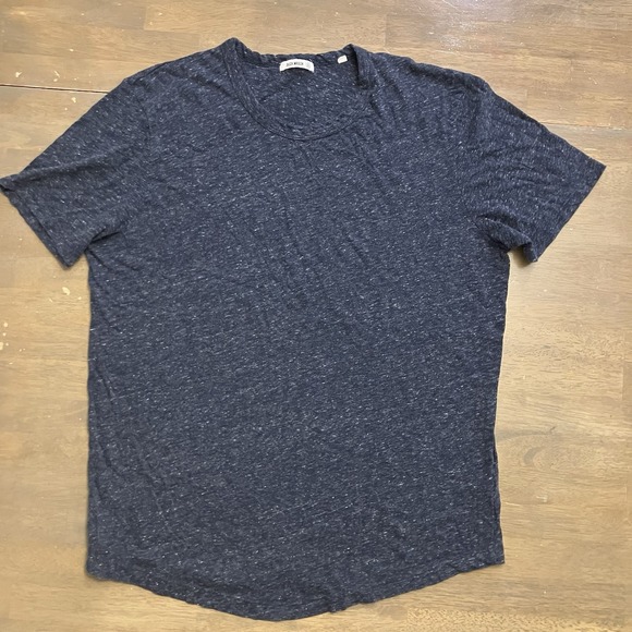 Buck Mason Shirt Mens XL Blue Crew Neck Short Sleeve T shirt Comfort Casual - Picture 1 of 7